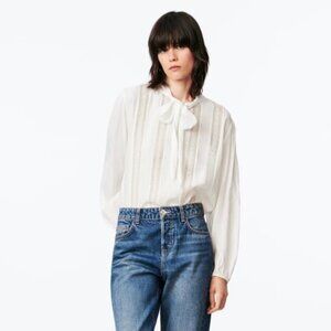 Zara Romantic Blouse with Tie